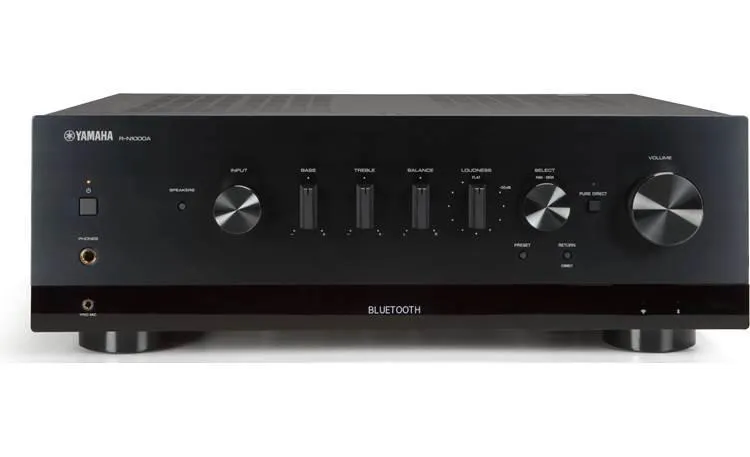 Yamaha R-N1000A Stereo receiver with Wi-Fi, Bluetooth®, Apple AirPlay® 2, and HDMI (Black)