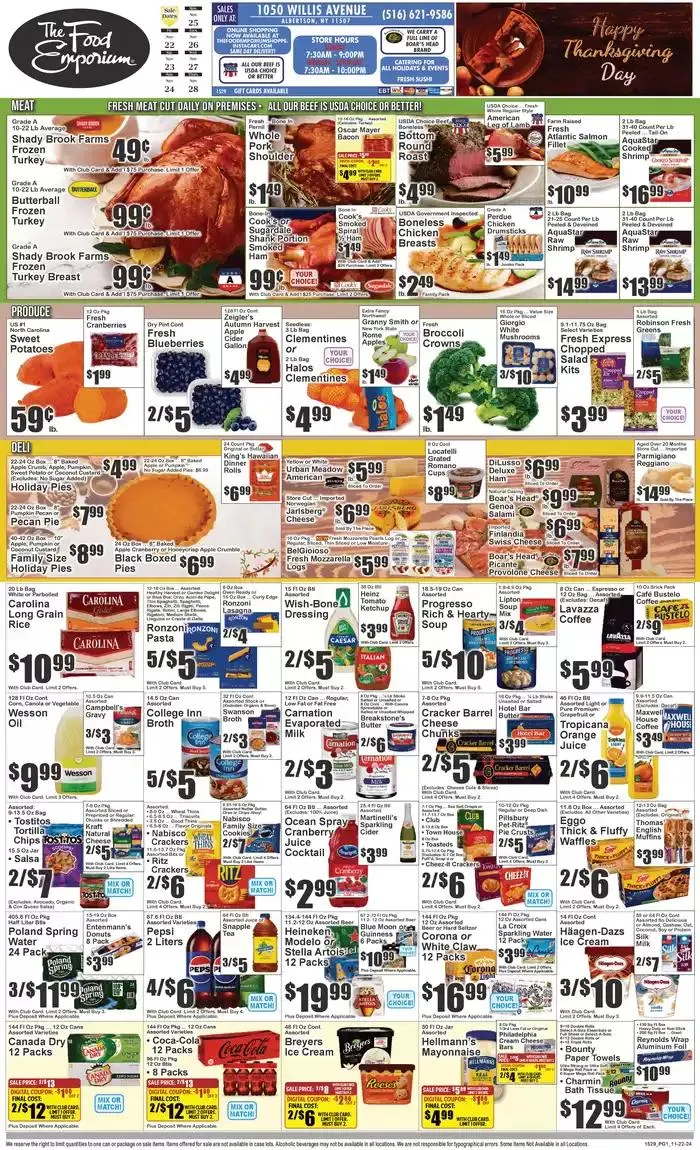 Weekly ad Current deals and offers from November 22 to November 28 2024 - Page 1