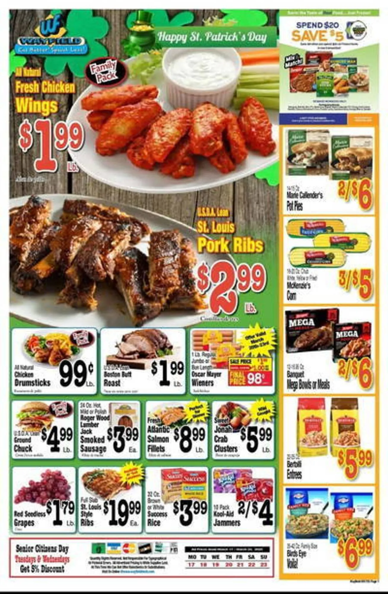 Wayfield Weekly Ad - 1