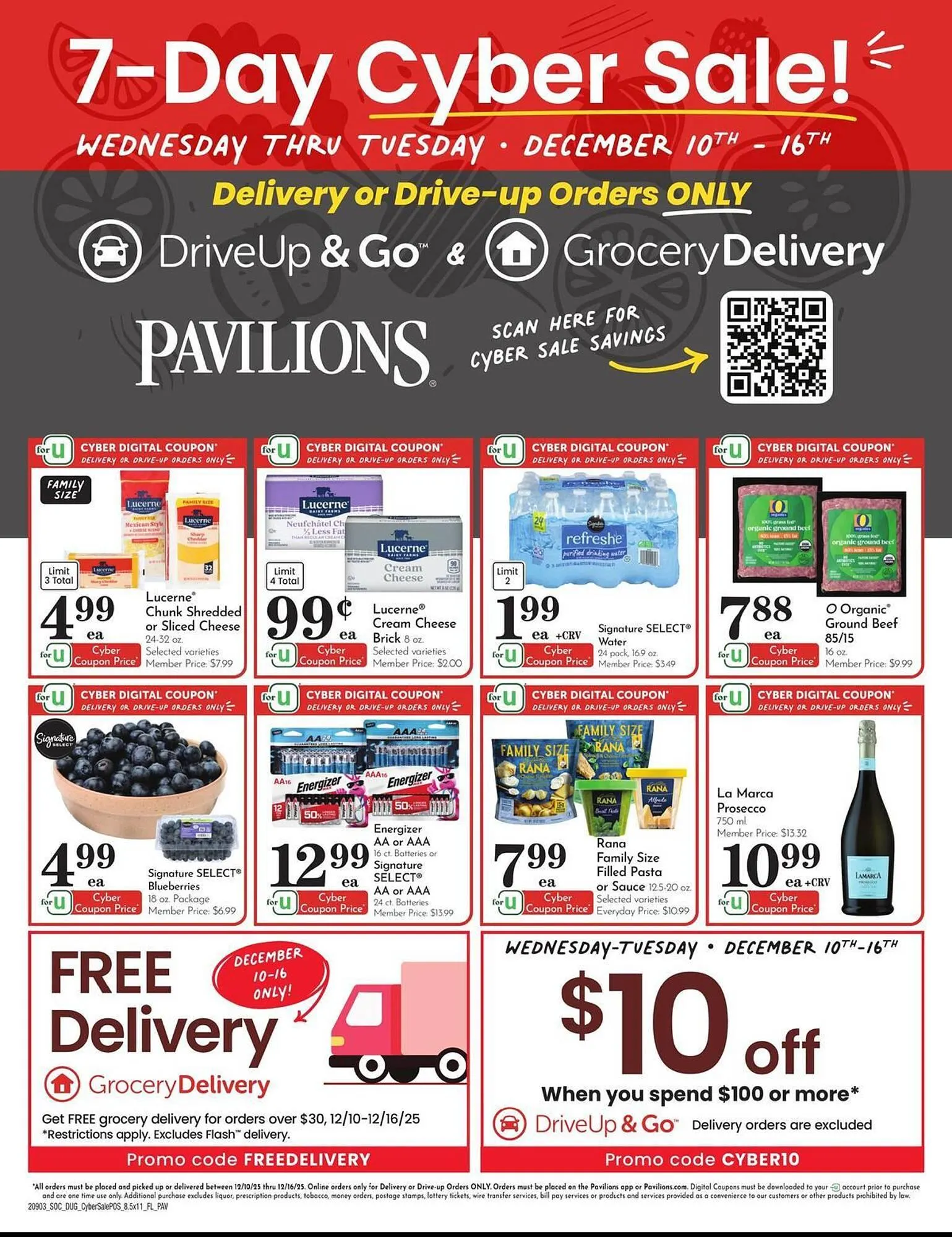 Weekly ad Pavilions weekly ad from December 10 to December 16 2025 - Page 1