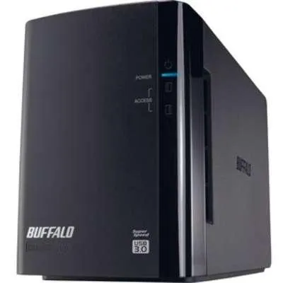 Buffalo Technology 8TB DriveStation Duo USB 3.0 2x4TB Hard Drive RAID Array