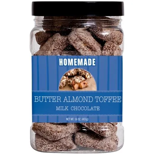 Butter Almond Toffee Milk Chocolate 16 oz