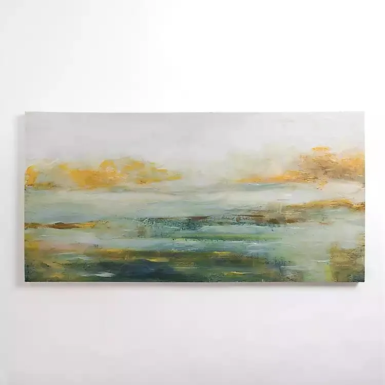 Abstract Rolling Moor Canvas Art Print