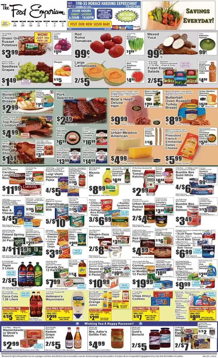 Weekly ad Great offer for bargain hunters from March 28 to April 3 2025 - Page 1