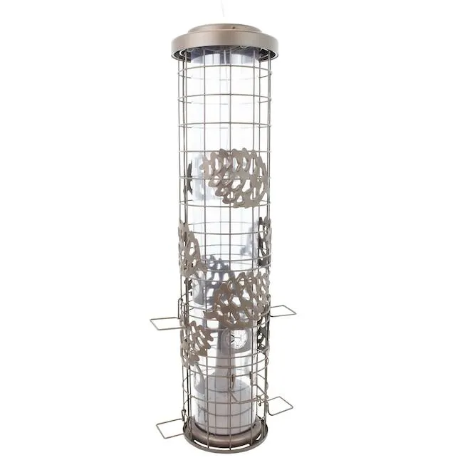 Perky-Pet Squirrel-Be-Gone Max Pinecone Bird Feeder Mesh Hanging Squirrel-Resistant Tube Bird feeder - 1.75-lbs