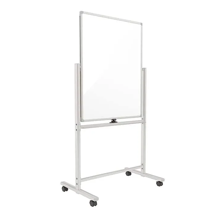 TRU RED™ Magnetic Painted Steel Mobile Dry Erase Board,