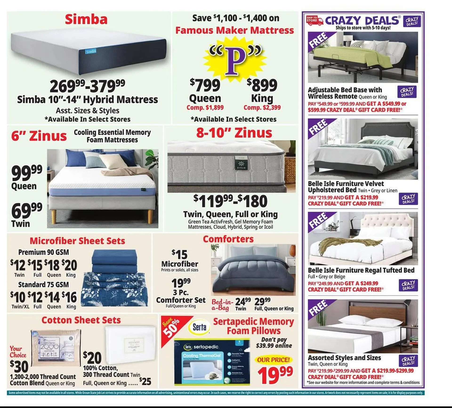 Weekly promotion Ocean State Job Lot flyer spanning from December 4 to December 10 2025 - Page 21 for Catalogue 365