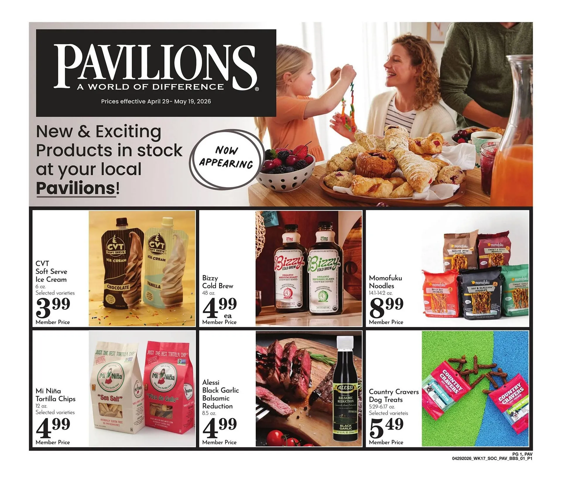 Weekly ad Pavilions weekly ad from April 29 to May 19 2026 - Page 1