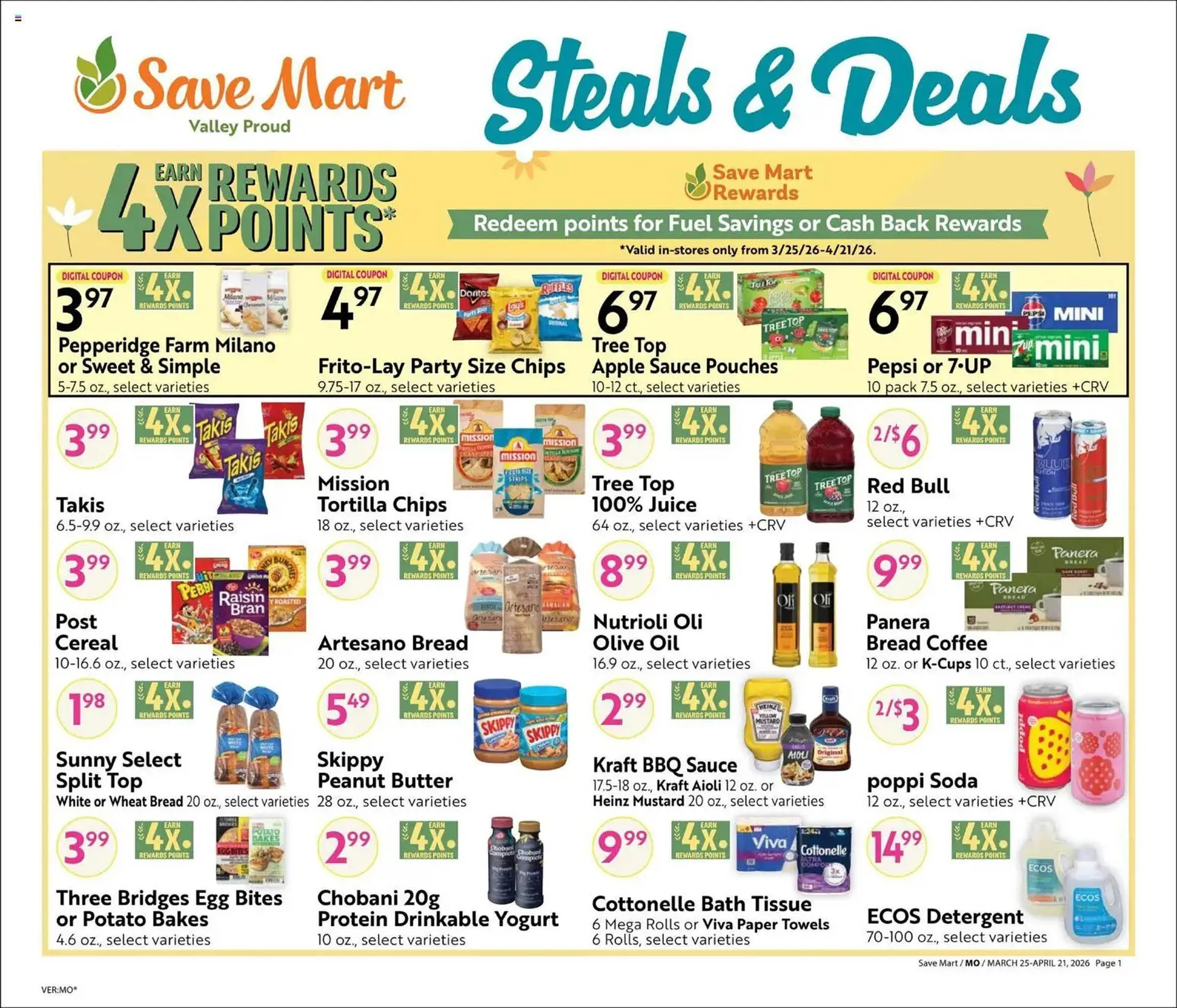 Weekly ad Save Mart weekly ad from March 25 to April 21 2026 - Page 1