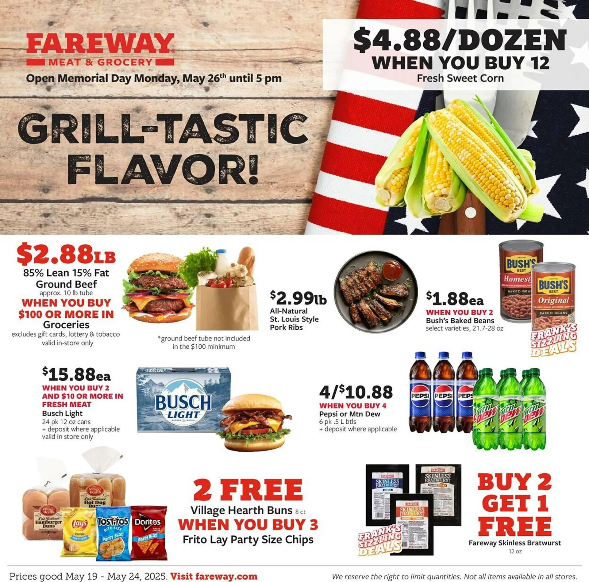 Weekly ad Fareway Weekly Ad from May 18 to May 24 2025 - Page 1