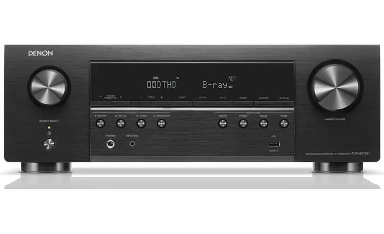 Denon AVR-S670H 5.2-channel home theater receiver with Wi-Fi®, Bluetooth®, Apple AirPlay® 2, and Amazon Alexa compatibility