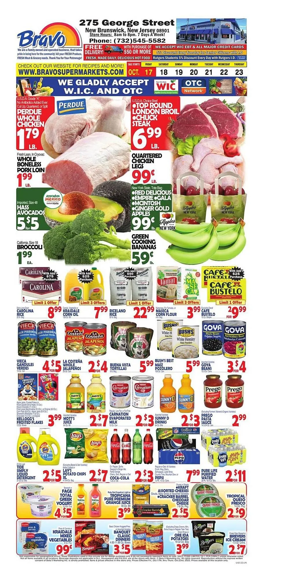 Weekly ad Bravo Supermarkets weekly ad from October 17 to October 23 2025 - Page 1
