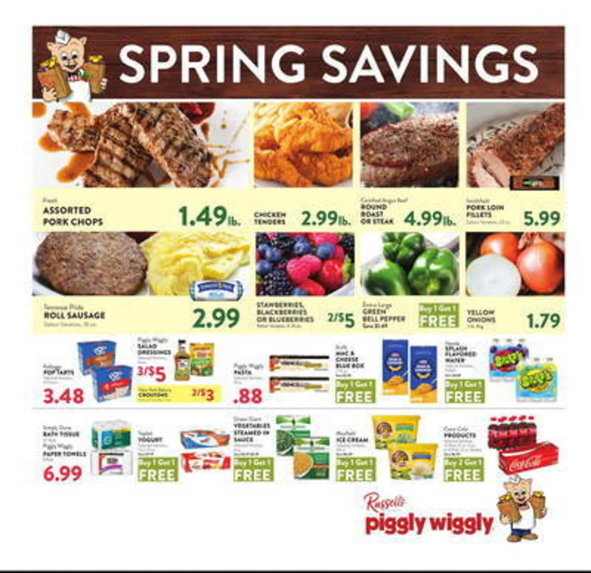 Catálogo de Piggly Wiggly Weekly Ad 9 de abril al 15 de abril 2025 - Página 1