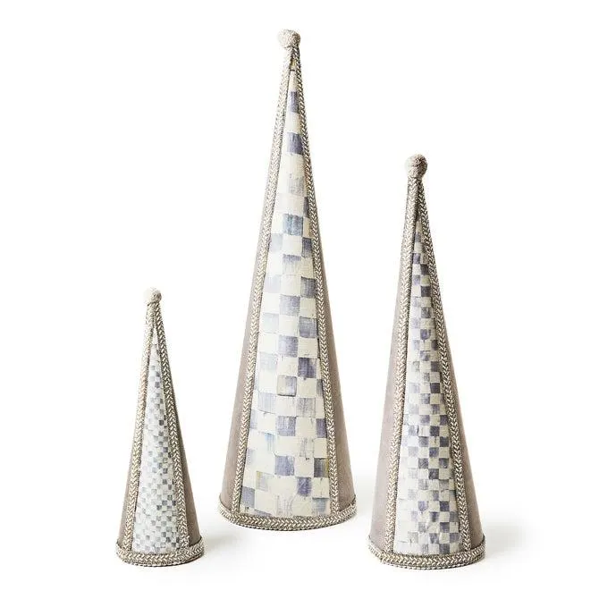 Crystal Palace Suede Cone Trees, Set of 3