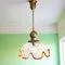 Large Italian Modern Murano Glass Retractable Hanging Lamp, 1960s