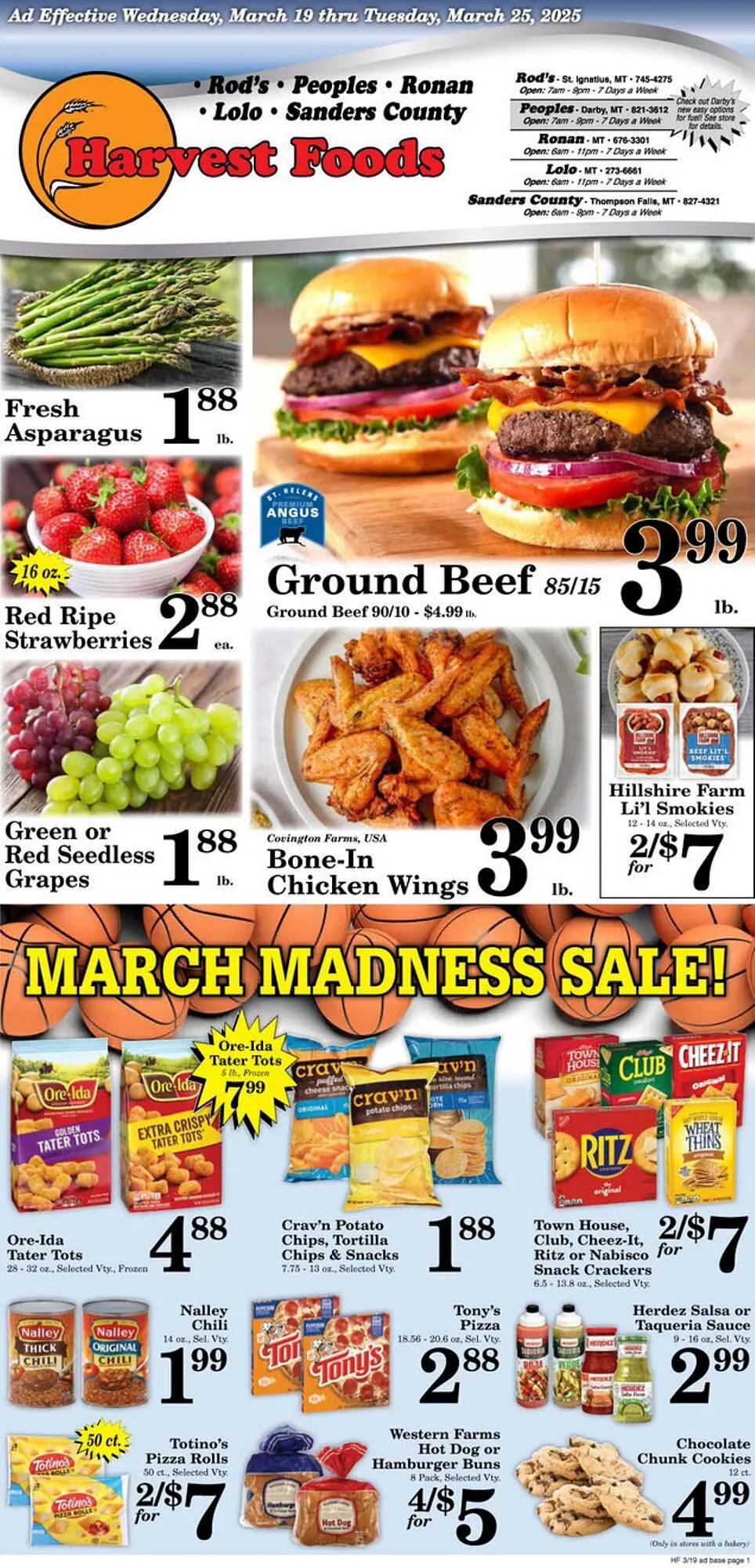 Harvest Foods ad - 1