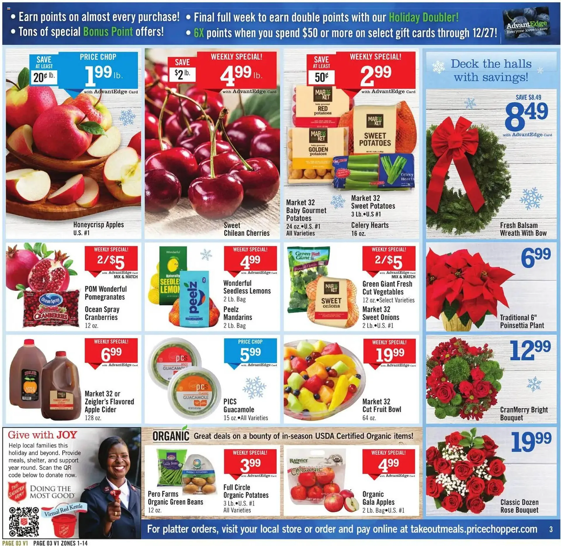 Weekly promotion Price Chopper weekly ad spanning from December 14 to December 20 2025 - Page 3 for Catalogue 365