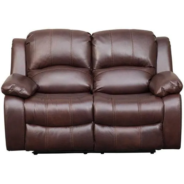 Kent Leather Power Recline Loveseat