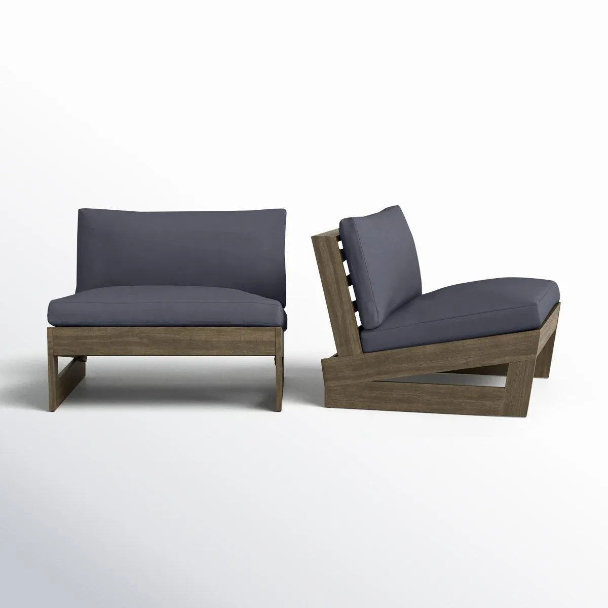 Louise Patio Chair with Cushions (Set of 2)