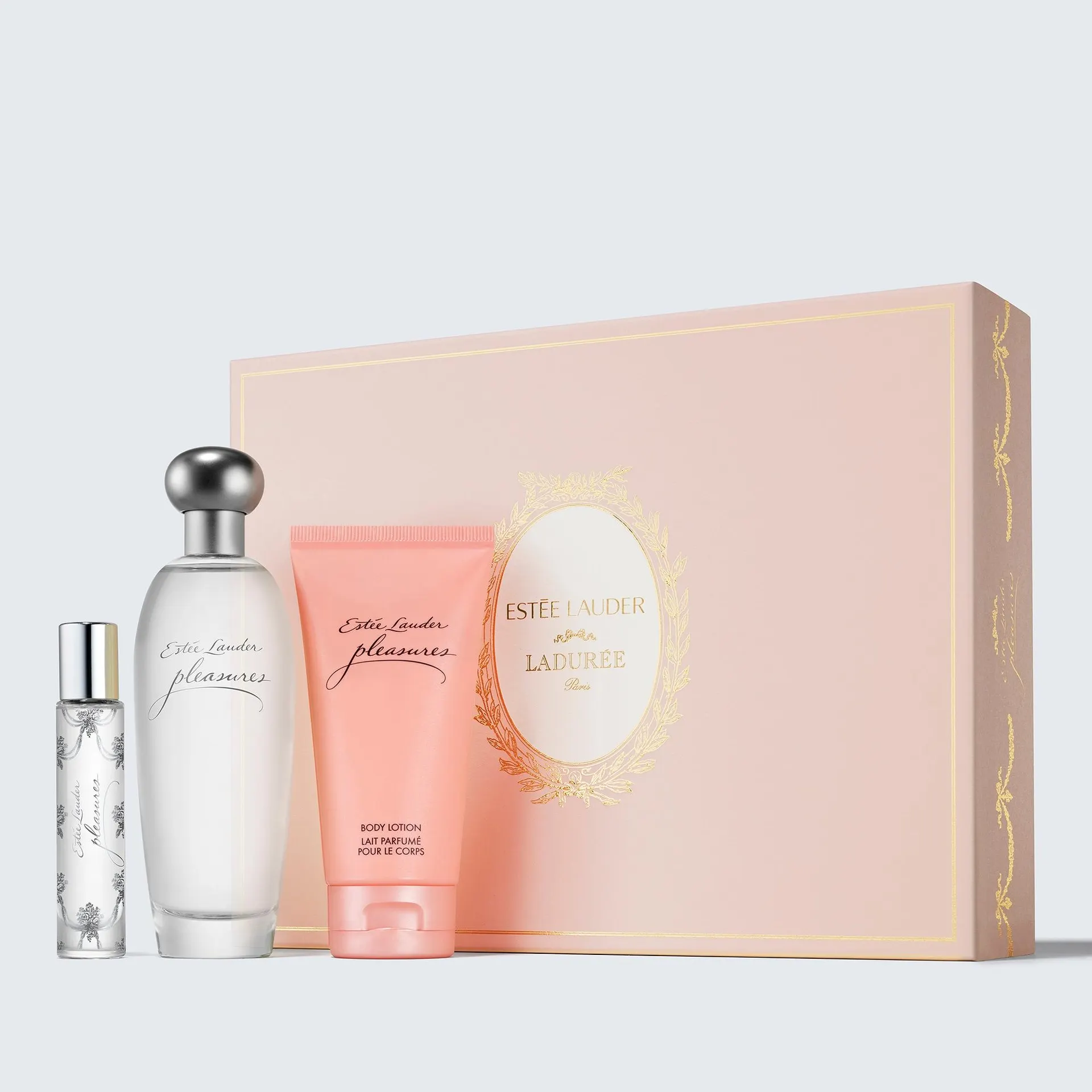 Estée Lauder x Ladurée Pleasures Savor The Moment Fragrance Set