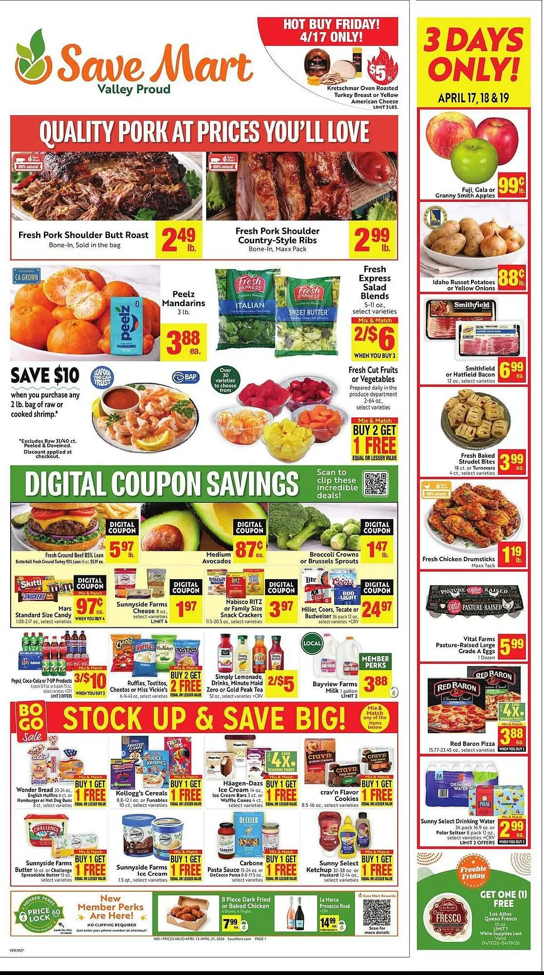 Weekly ad Save Mart weekly ad from April 15 to April 21 2026 - Page 1