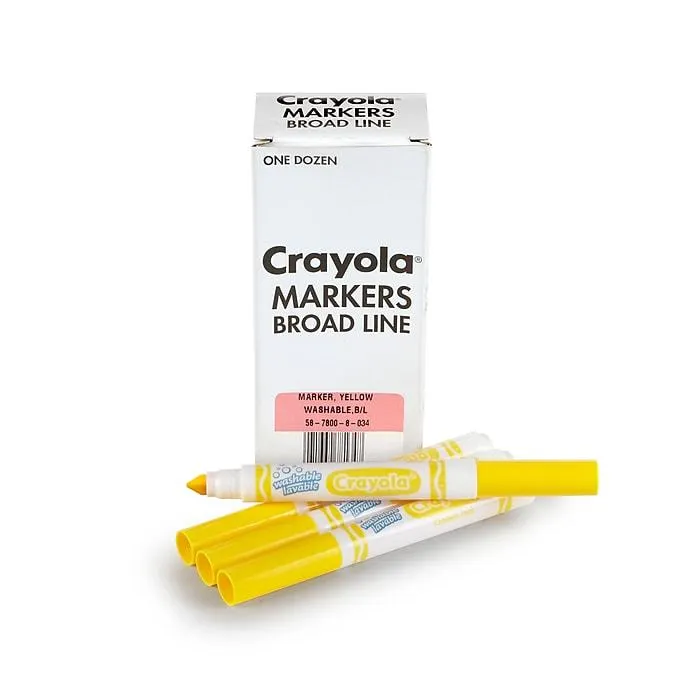 Crayola® Washable Broad Line Bulk Markers,