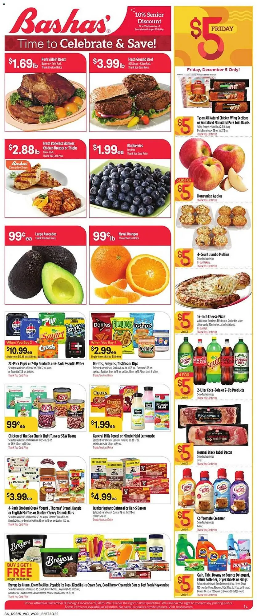 Weekly ad Bashas' weekly ad from December 3 to December 9 2025 - Page 1