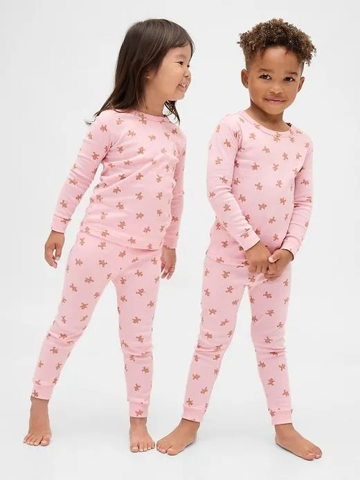 Kids & Baby Organic Brushed Cotton Holiday PJ Set