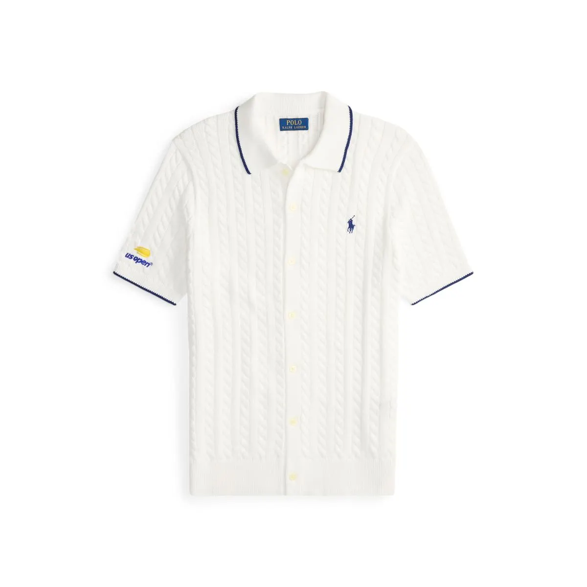 US Open Cable-Knit Cotton Sweater