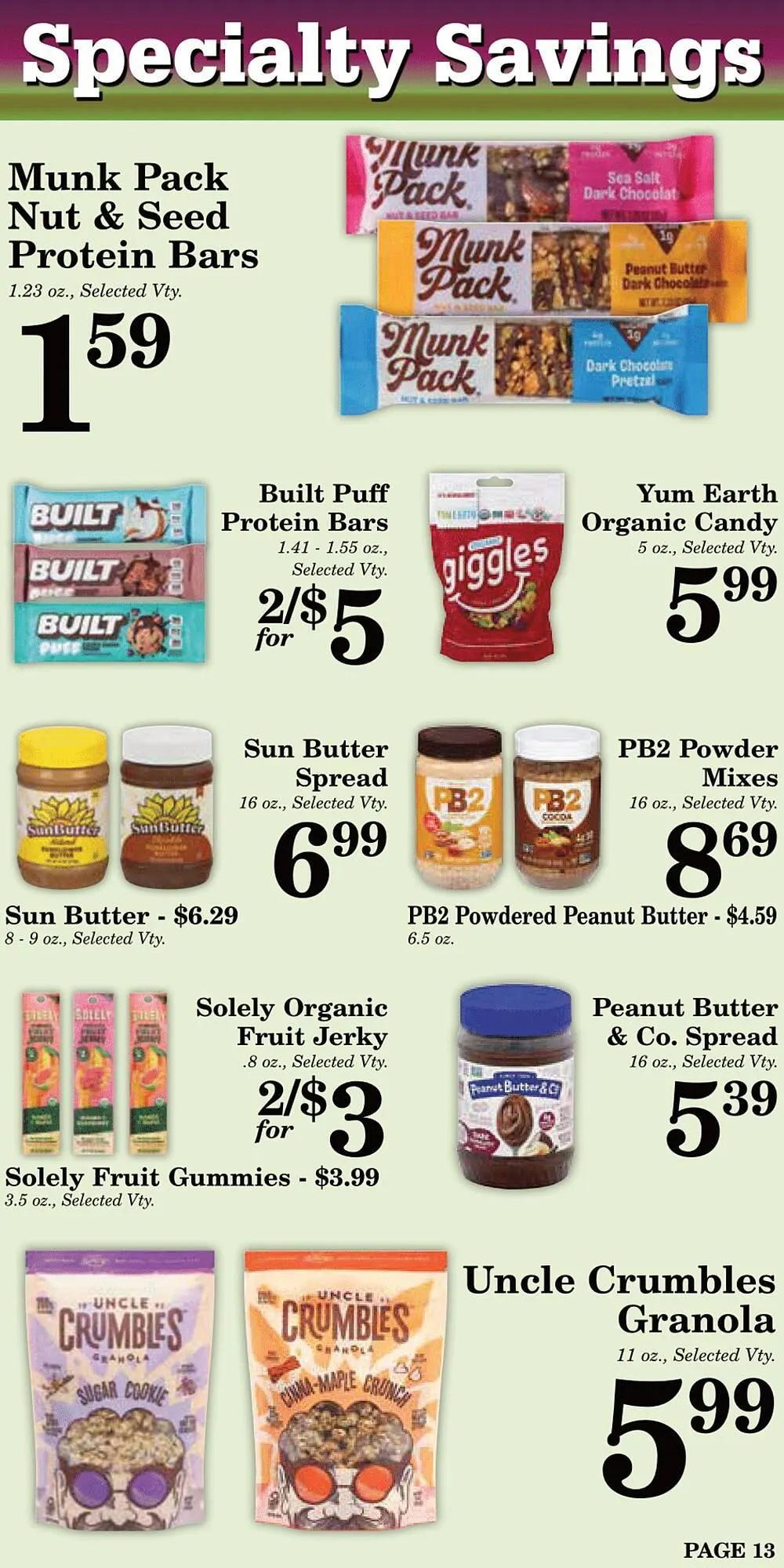Weekly ad Harvest Foods ad from July 30 to September 2 2025 - Page 14
