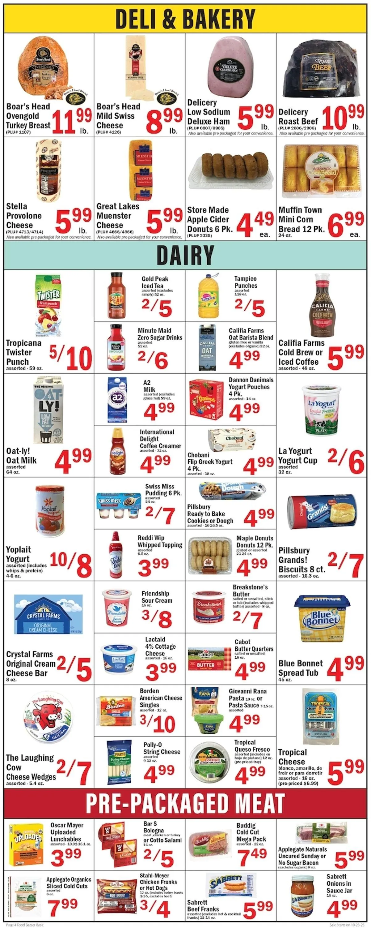 Weekly ad Food Bazaar Current weekly ad from October 23 to October 29 2025 - Page 4