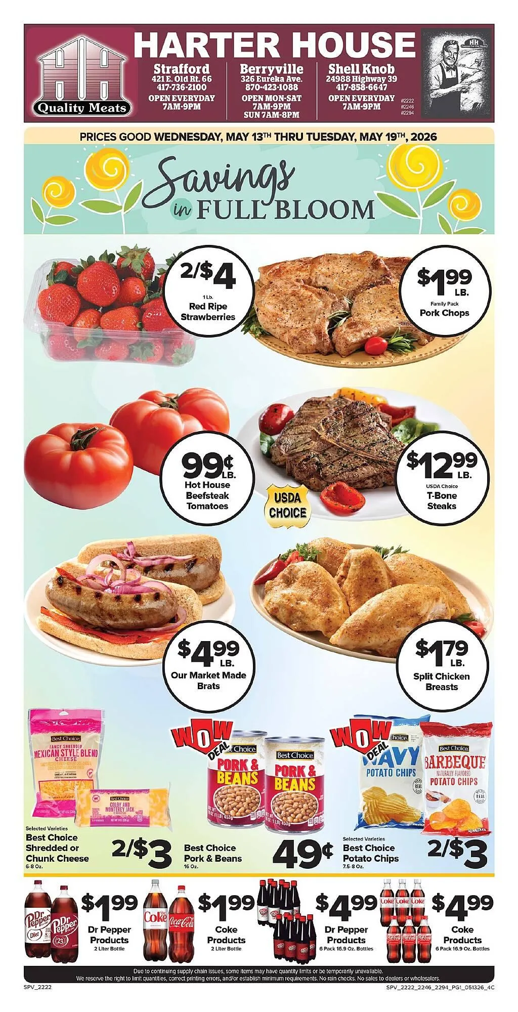Weekly ad Harter House weekly ad from May 13 to May 19 2026 - Page 1
