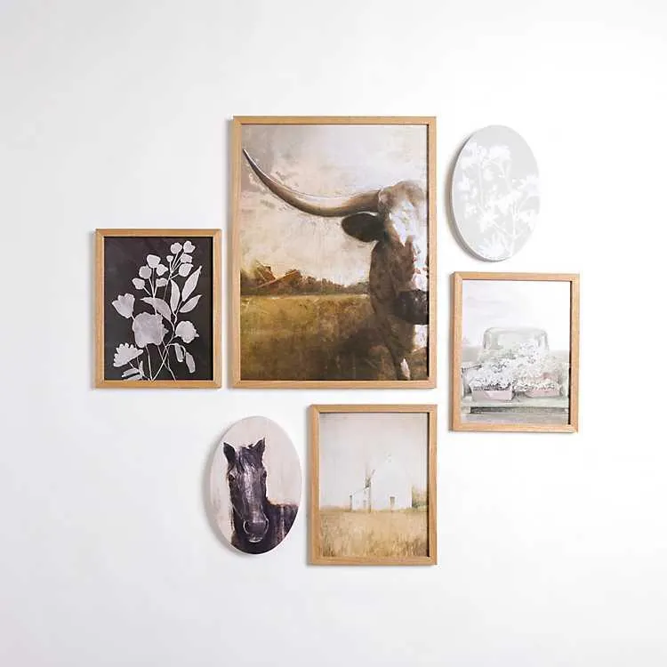 Farmhouse Framed Art 6-pc. Gallery Set