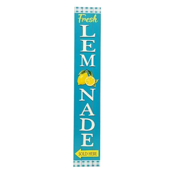 Lemonade Outdoor Porch Leaner Sign