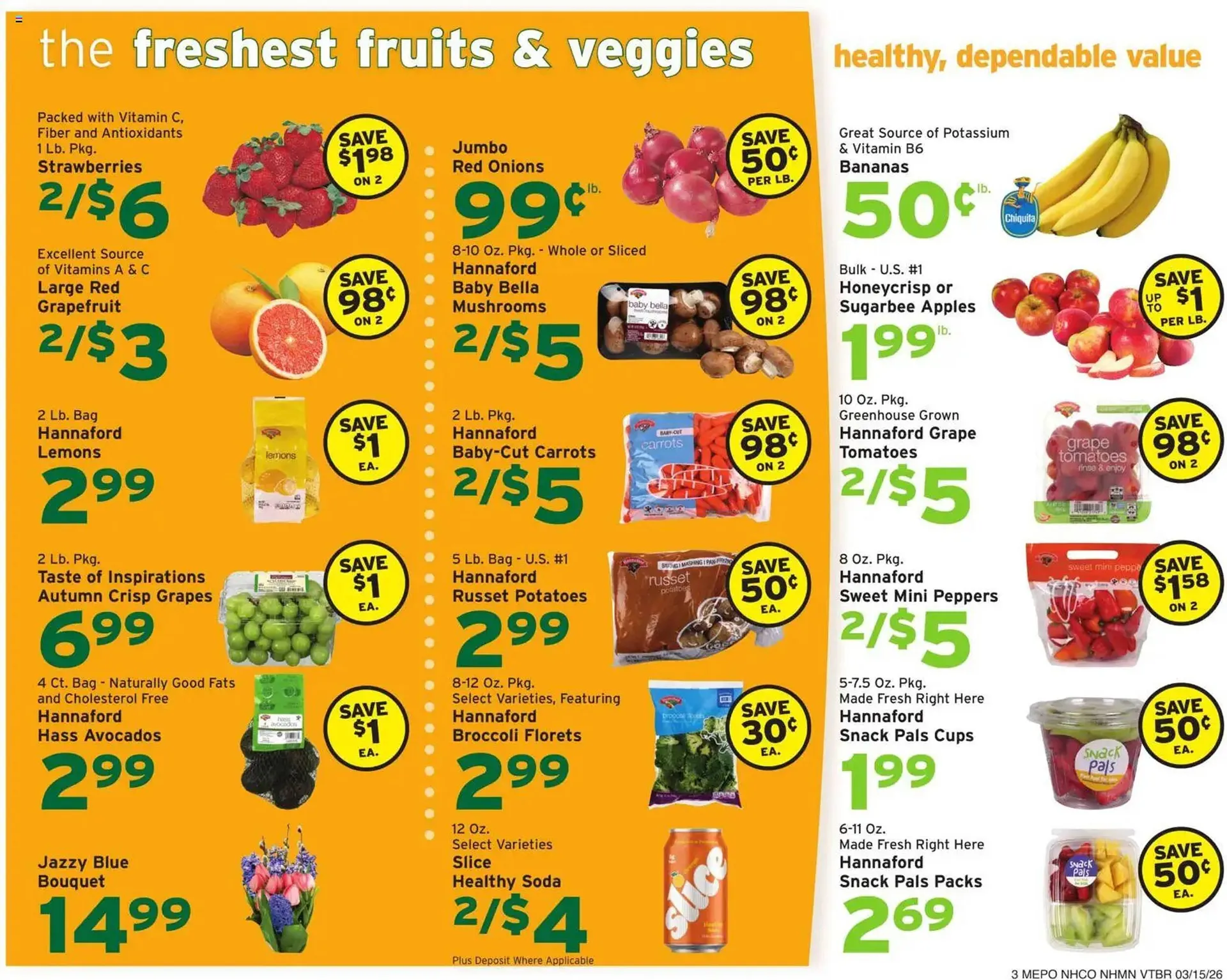 Weekly ad Hannaford flyer from March 15 to March 21 2026 - Page 3