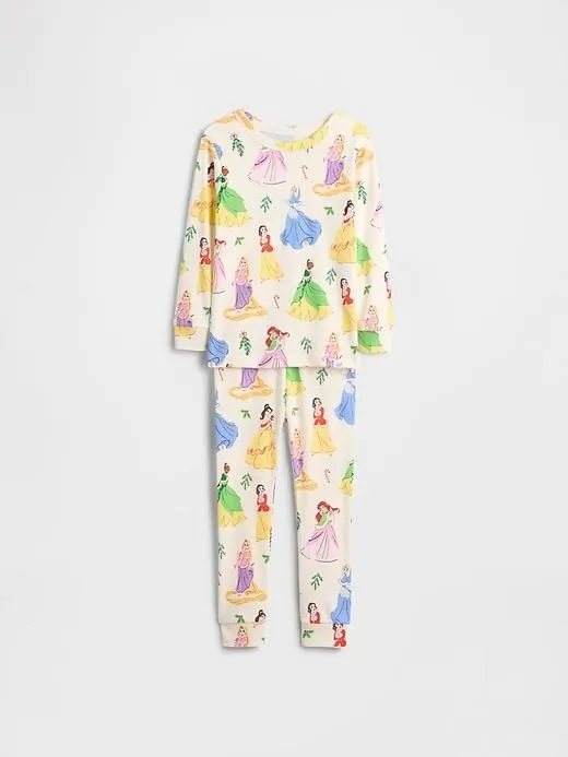 Gap × Disney Baby & Toddler Organic Brushed Cotton Princess PJ Set