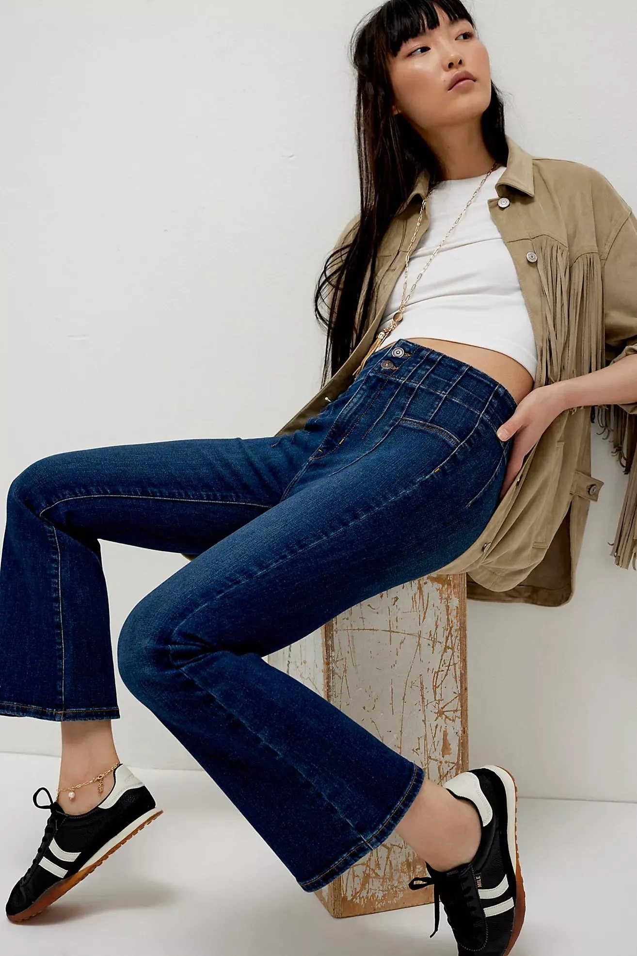 We The Free Jayde Crop Flare Jeans