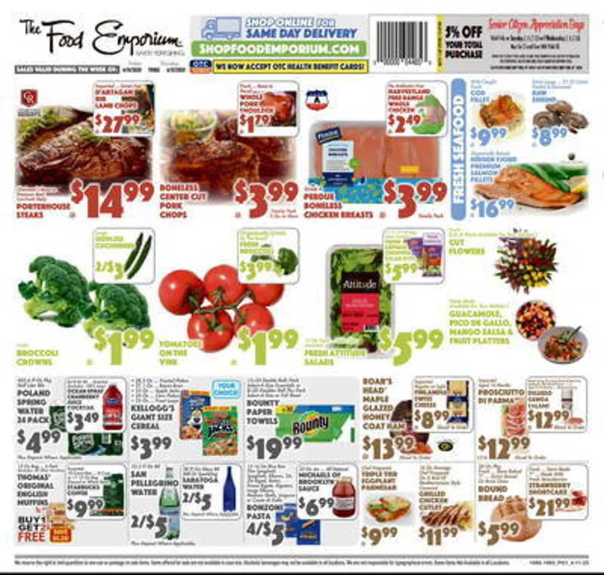 Weekly ad The Food Emporium Weekly Ad from April 11 to April 17 2025 - Page 1