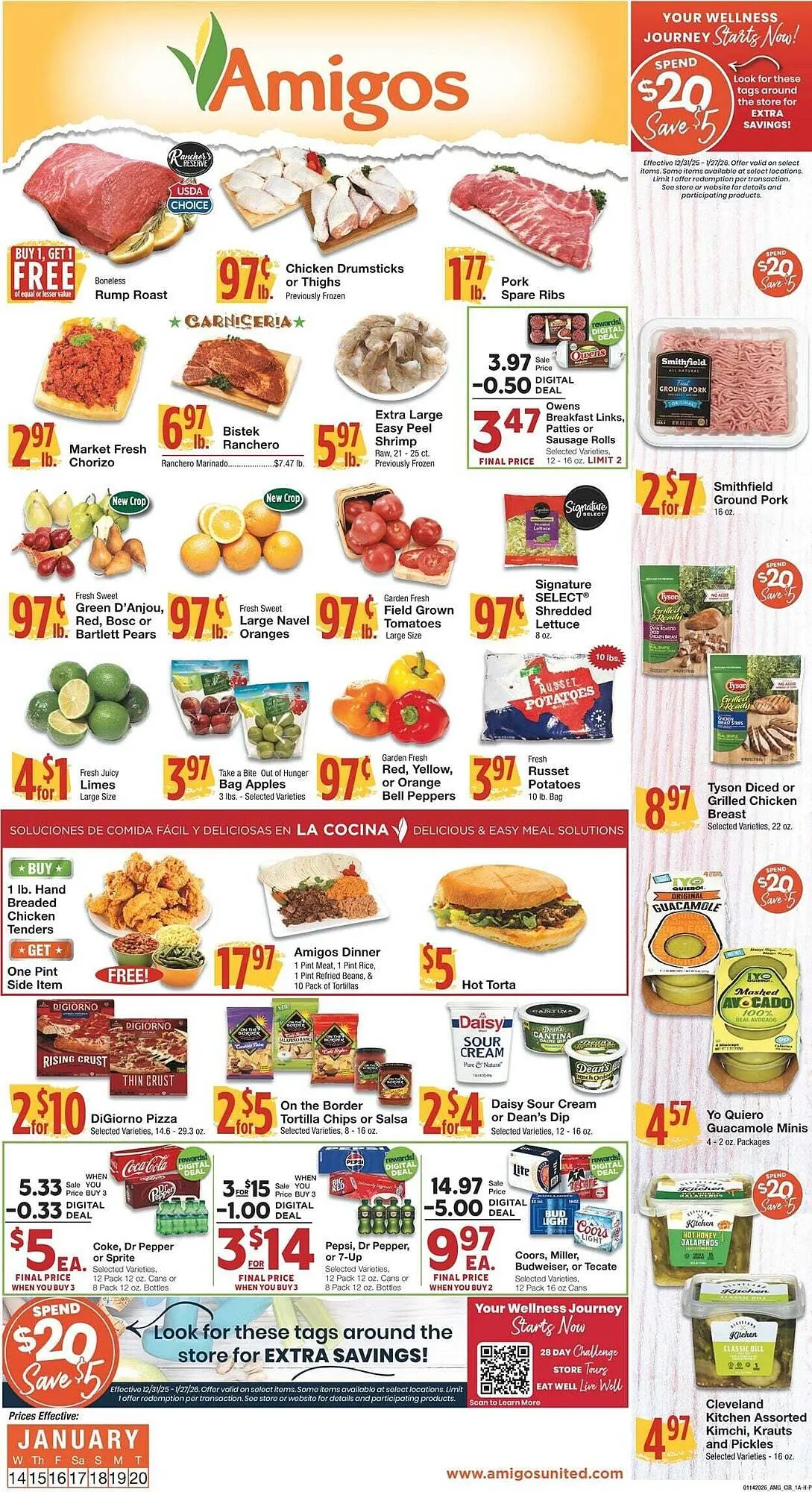 Weekly ad United Supermarkets weekly ad from January 14 to January 20 2026 - Page 1
