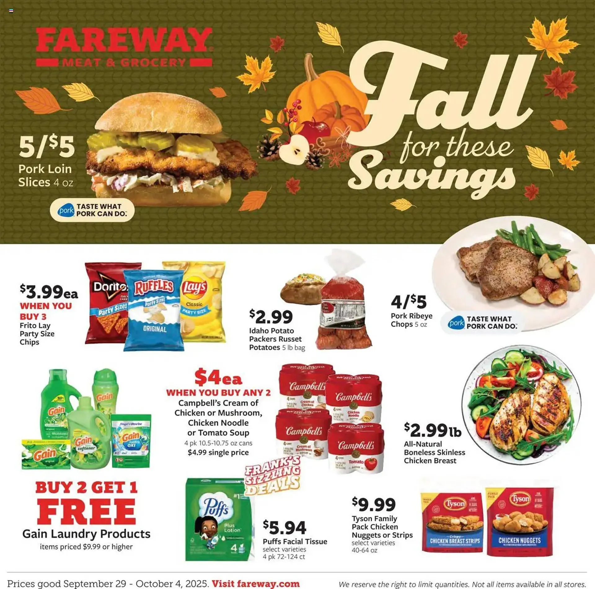 Weekly ad Fareway weekly ad from September 29 to October 4 2025 - Page 1