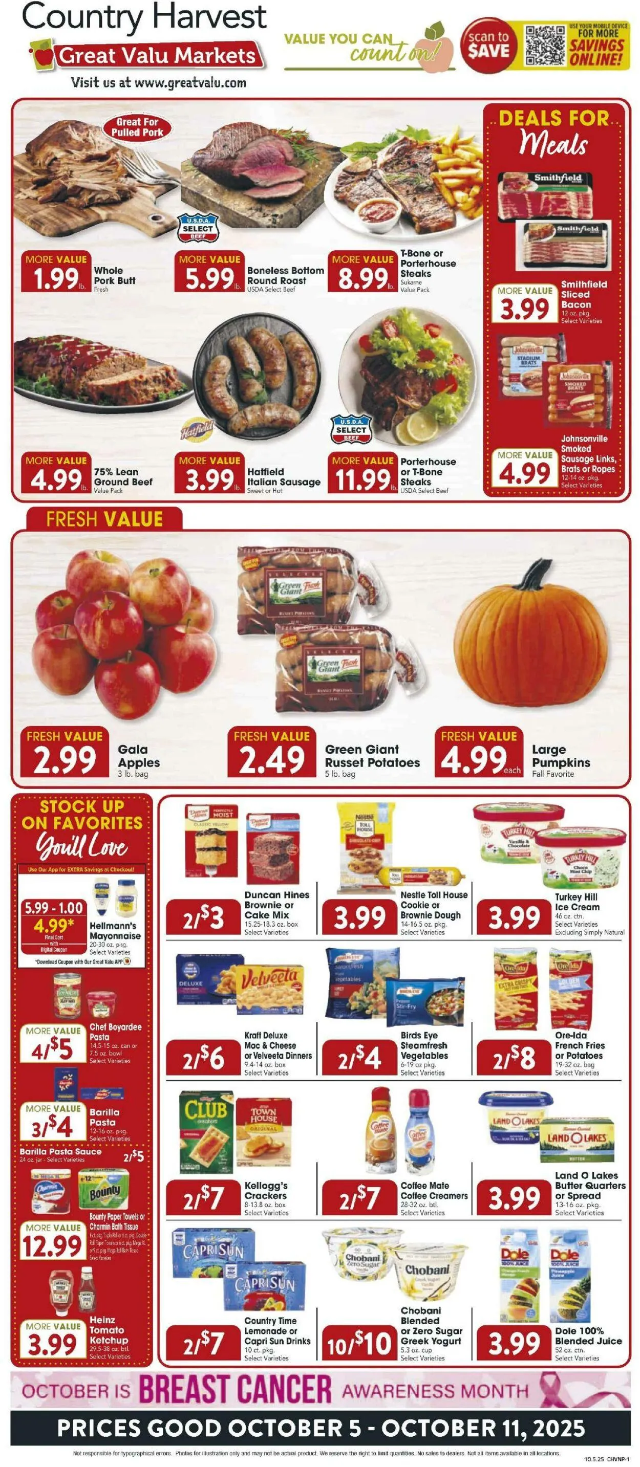 Weekly ad Farm Fresh from October 5 to October 11 2025 - Page 1