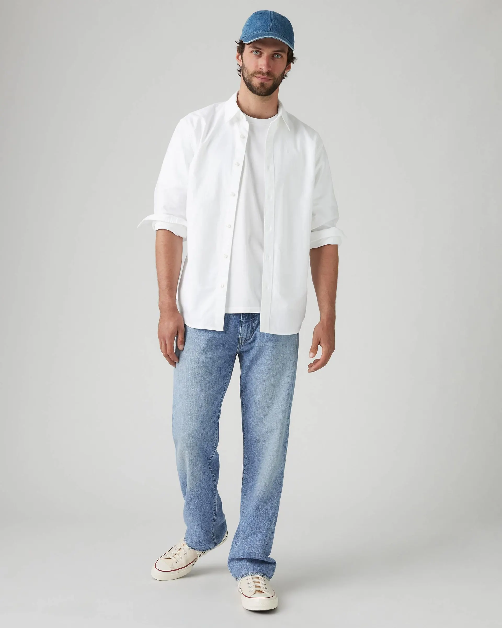 555™ Relaxed Straight Linen+ Denim Men's Jeans