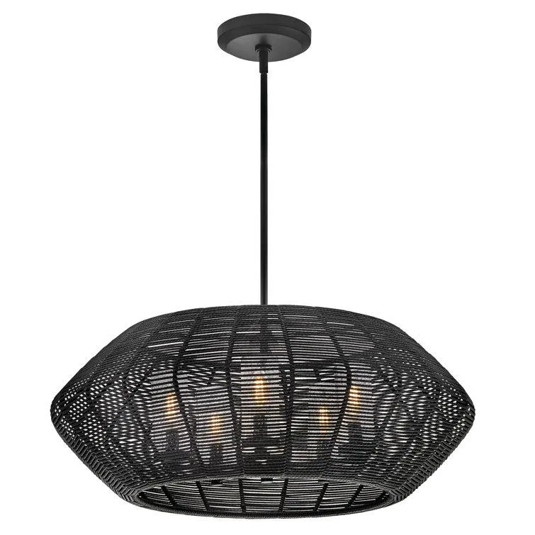 Abbey Outdoor Metal Chandelier