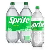 Sprite Lemon Lime Soda Soft Drinks, 2 L., 4 pk.