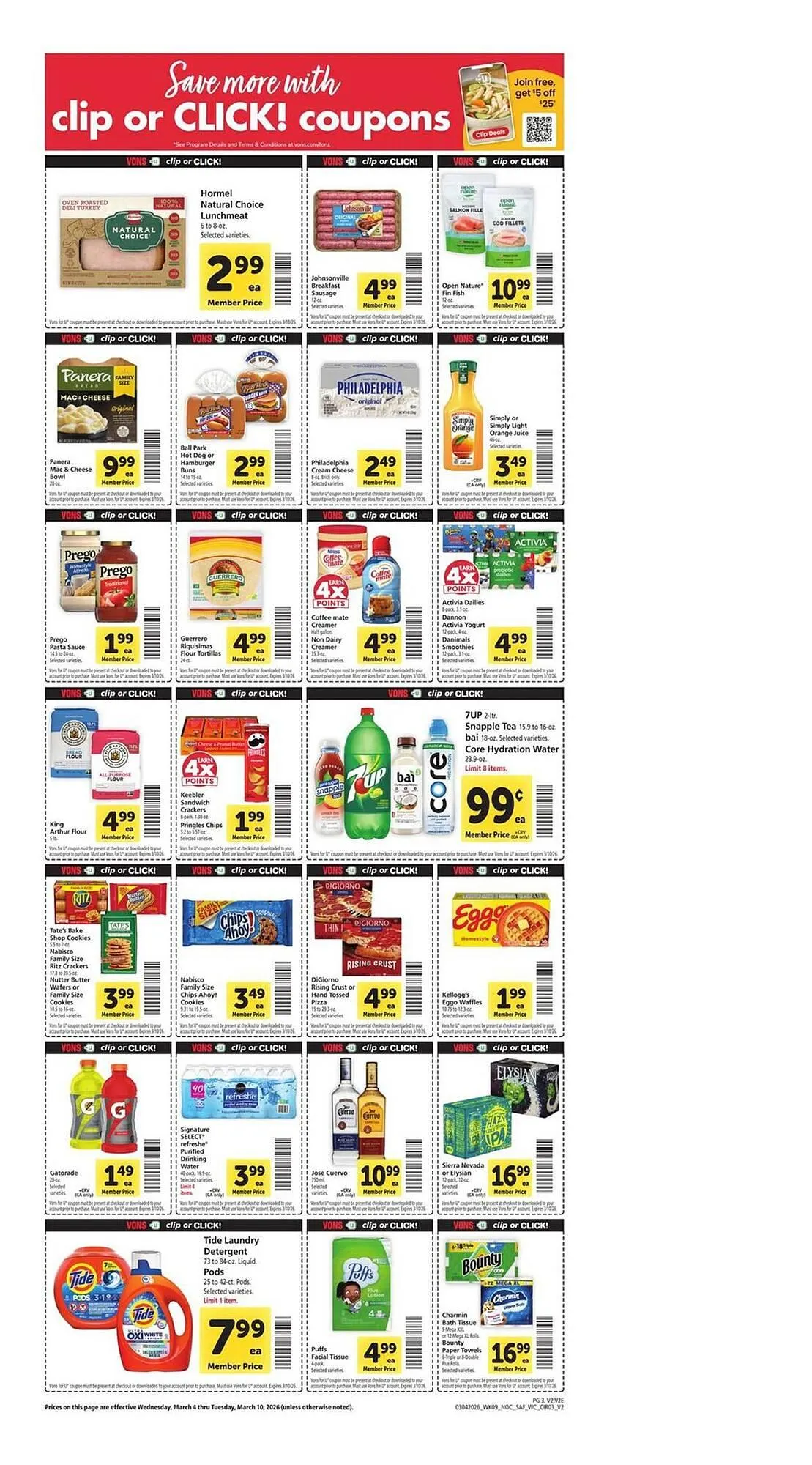 Weekly ad Vons weekly ad from March 4 to March 10 2026 - Page 3