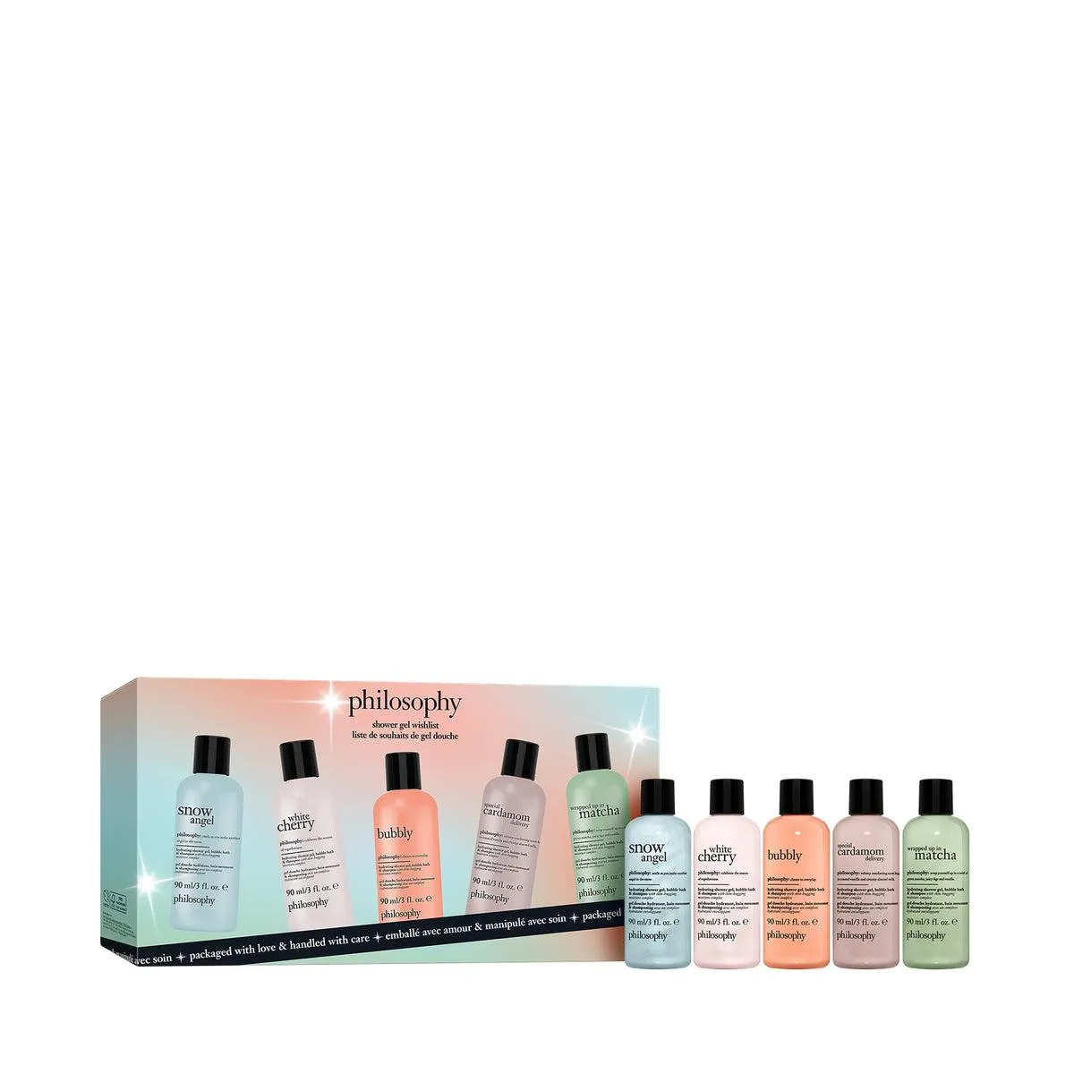 shower gel wishlist holiday gift set