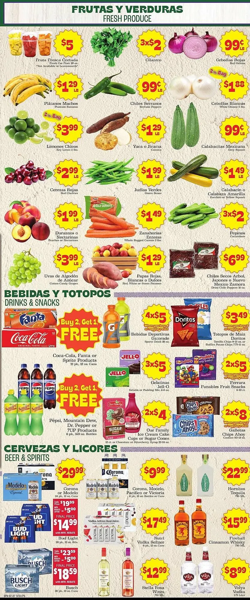 Weekly ad Supermercado Nuestra Familia Weekly Ad from July 27 to August 2 2025 - Page 3