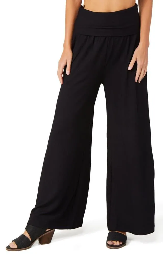 Ocean Drive Juniors Wide Leg Rib Knit Pants
