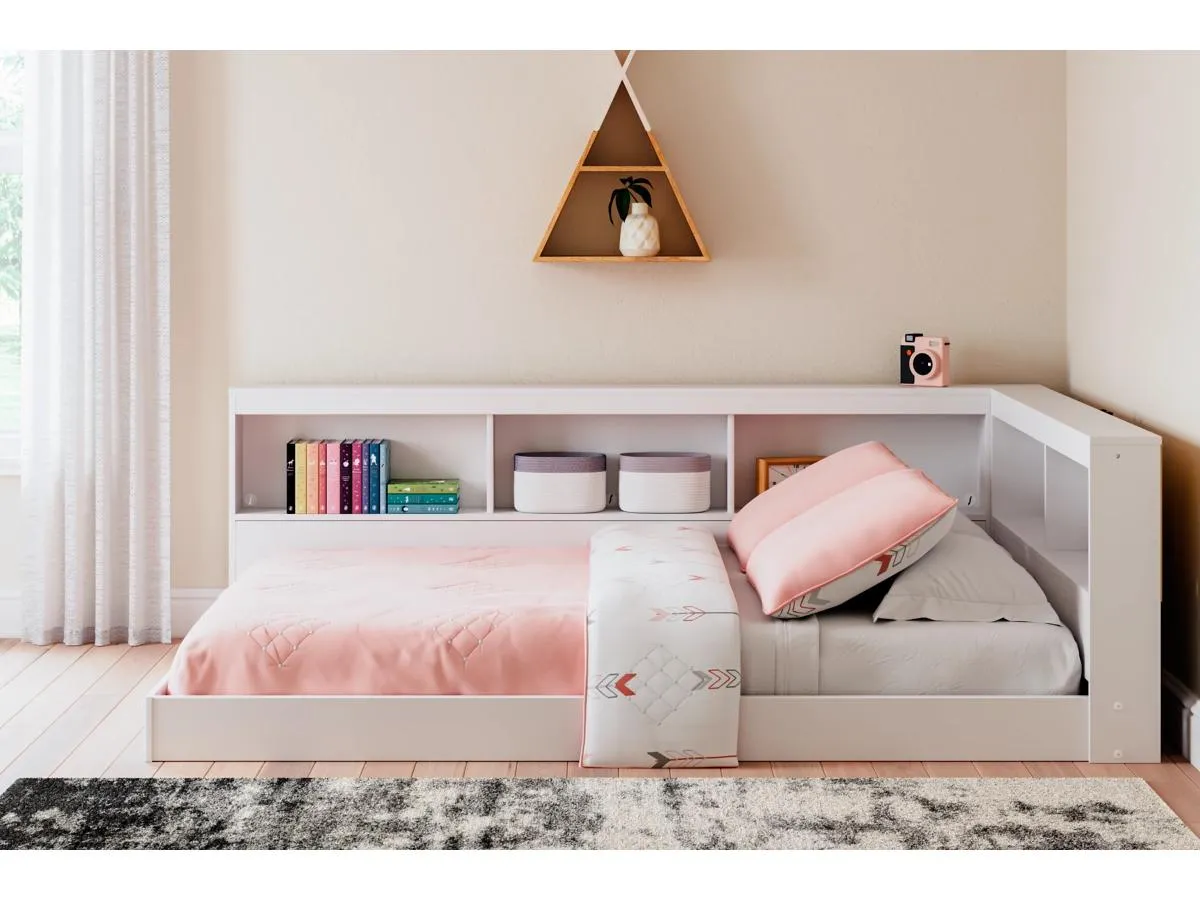 Piperton Full Bookcase Storage Bed