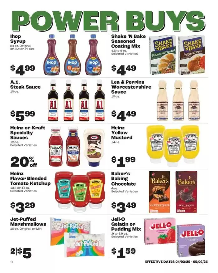Weekly ad Rosauers Monthly Power Buys from April 2 to May 6 2025 - Page 12